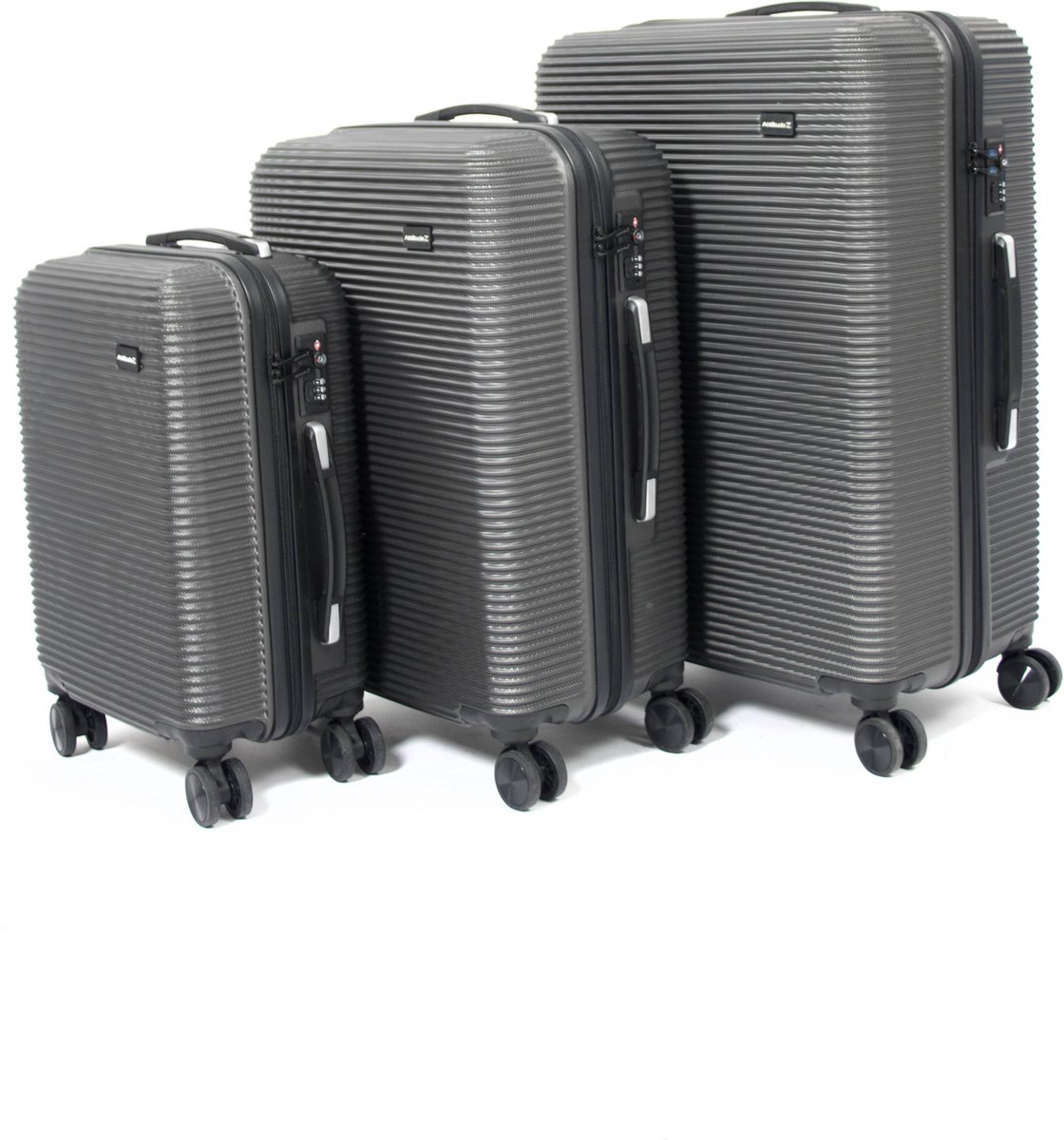 AttitudeZ Air-Z Reiskoffer Set Grijs