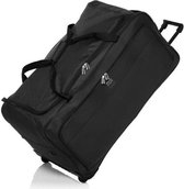 FRANCE BAG Reistas op wielen 82 cm Zwart