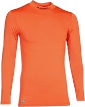 Patrick Shirt Opstaande Kraag Heren - Oranje | Maat: XL