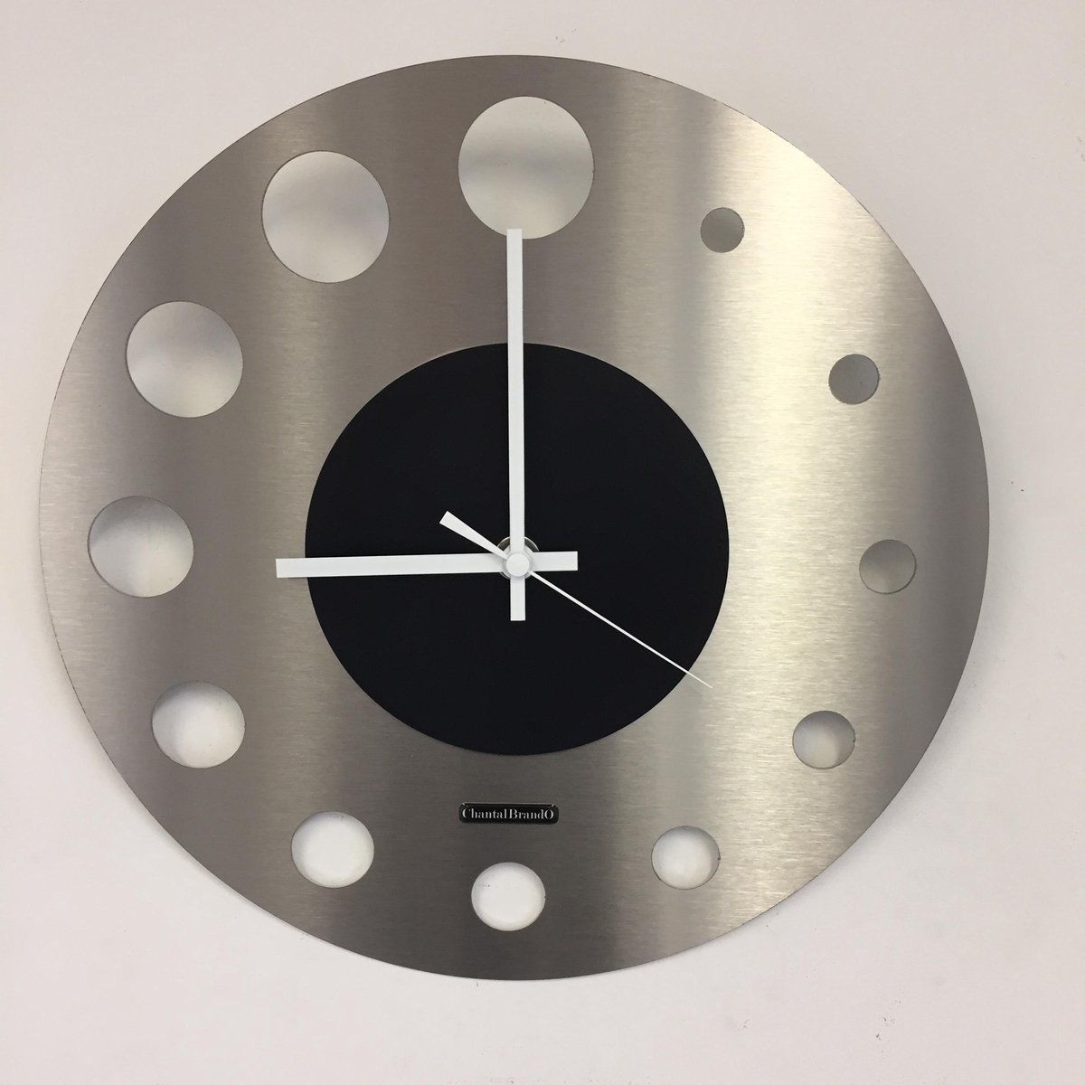 Wandklok JUNTE BRUSSEL ATOMIUM Black Modern Design
