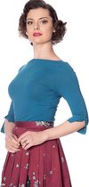 Dancing Days Longsleeve top -S- OONAGH BASIC Blauw