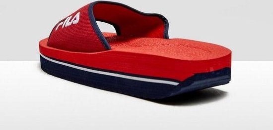 fila slippers red