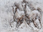 Olieverfschilderij op canvas - Paard - 150 x 100 cm