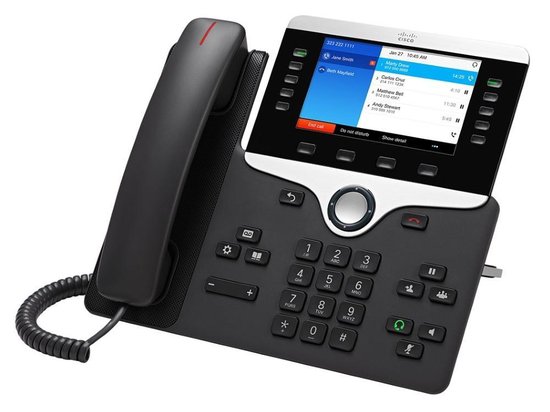 Cisco CP 8841 IP - VoIP telefoon - Antwoordapparaat - Zwart