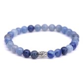 Bracelet FortunaBeads Blauw Lily Aventurine - Bleu - Petit 16,5cm