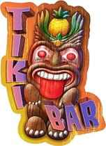 Tiki Bar Tikibar shaped wandbord