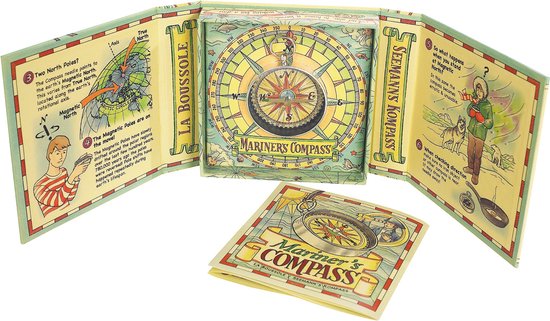 Authentic Models - Kompas - Mariner's Compass - kompas kinderen - Decoratie - Groen