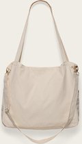 Omay Mommy Bag - Schoudertas voor Dames - Shopper Wit - 45x41x9 cm - 100% Organic Cotton - Handmade