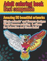 Adult coloring book best companion