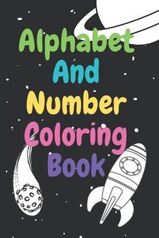 Alphabet and Number Coloring Book - cover