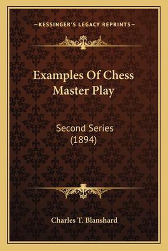 Examples of Chess Master Play - cover