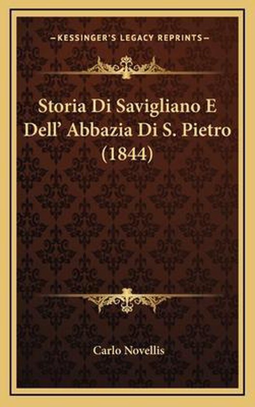 Foto: Storia di savigliano e dell abbazia di s pietro 1844 