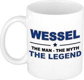 Wessel The man, The myth the legend cadeau koffie mok / thee beker 300 ml