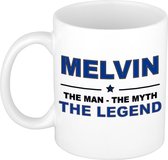 Melvin The man, The myth the legend cadeau koffie mok / thee beker 300 ml