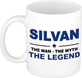 Silvan The man, The myth the legend cadeau koffie mok / thee beker 300 ml