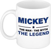 Mickey The man, The myth the legend cadeau koffie mok / thee beker 300 ml