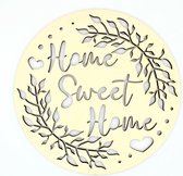 muurdecoratie Home Sweet Home houten wand decoratie