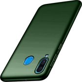 HB Hoesje Geschikt voor Samsung Galaxy A20E - Siliconen Back Cover - Donker Groen