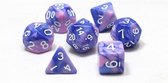 Dobbelsteen - Dice Blue & Pink dobbelstenen voor o.a. Dungeons & Dragons
