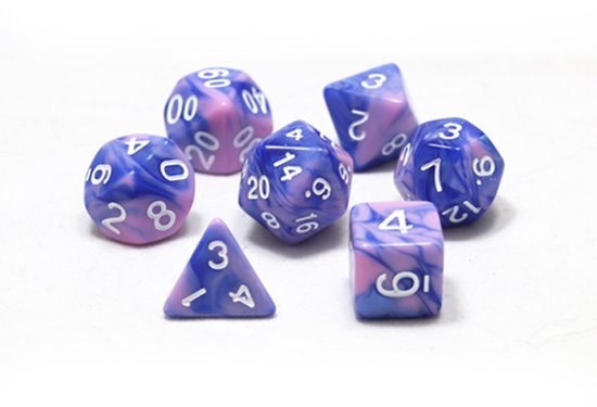 Dice - Dice Dice Blue & Pink pour ao Dungeons & Dragons