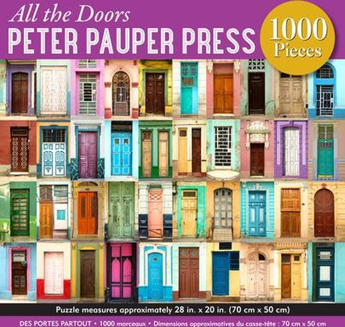 Peter Pauper Puzzel - All the Doors - 1000 st