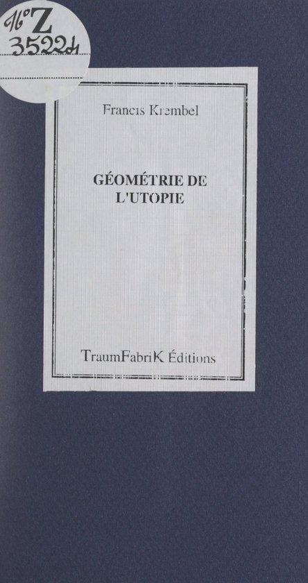 Géométrie de l'utopie - cover
