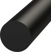 POM / Polyacetaal / Delrin / technische kunststof / slijtvast zwart staf Ø40 mm x L=1000 mm