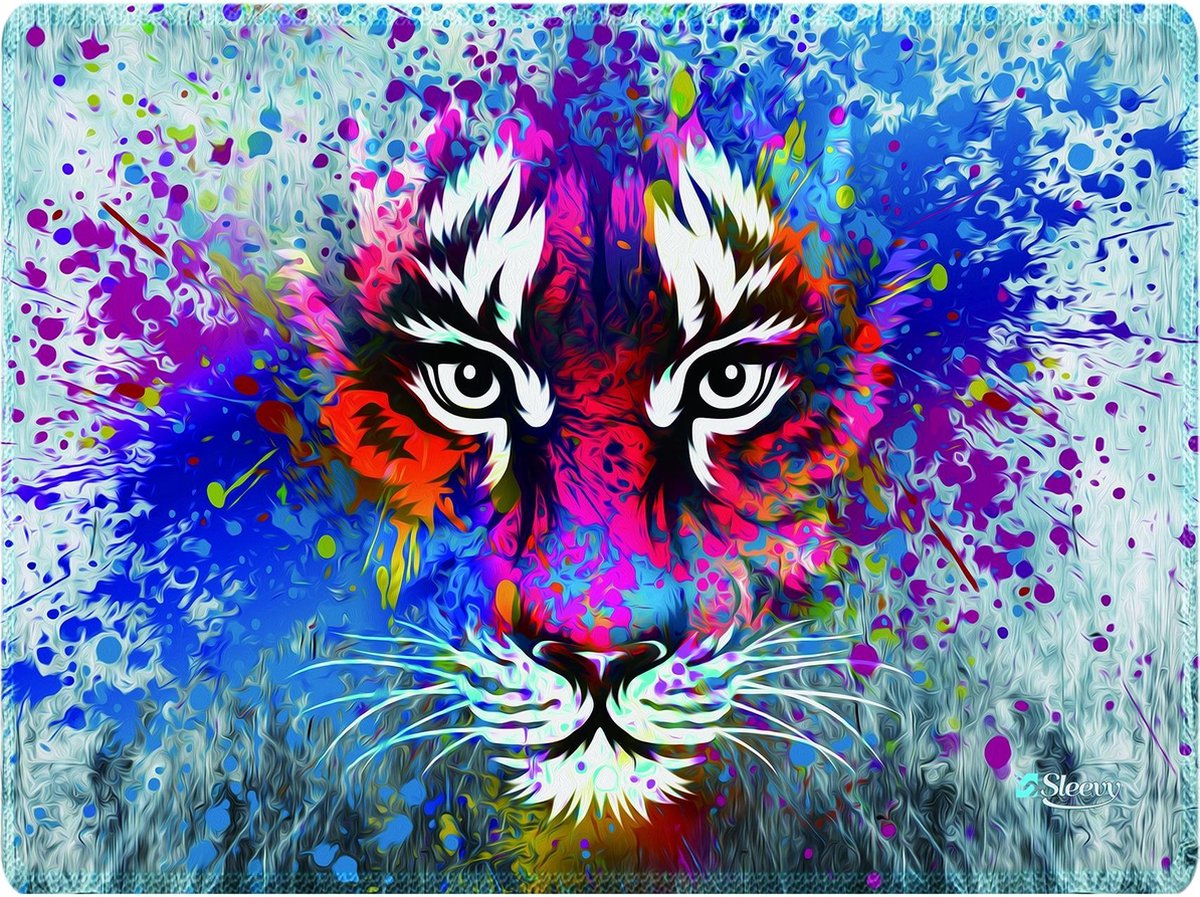 Muismat tijger artistiek - Sleevy - mousepad - Collectie 100+ designs