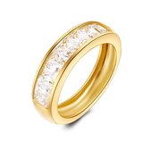 Twice As Nice Ring in 18kt verguld zilver, eternity, 8 zirkonia  52