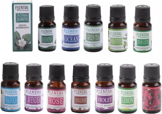 Essential etherische olie -aroma olie-Geurolie voor aromatherapie diffusers  &... | bol.com