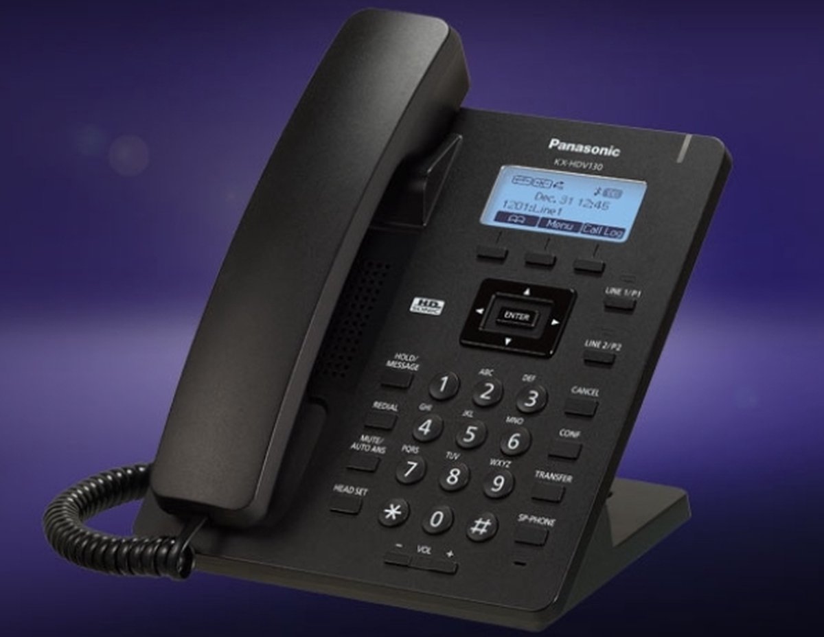 Panasonic KX-HDV130 - Vaste telefoon - Zwart