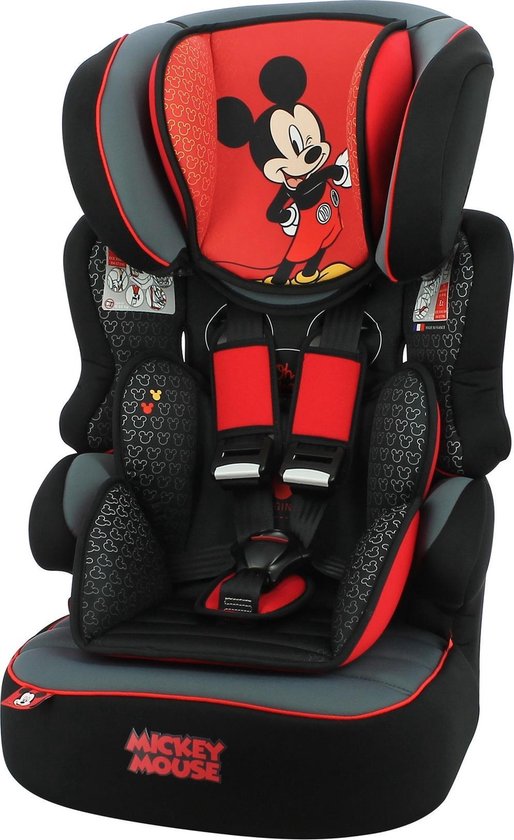 Disney - Autostoel BELINE Luxe - groep 1/2/3 - van 9 tot 36 kg - MICKEY  MOUSE | bol.com