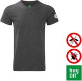 BugOff - insectwerende heren T-Shirt grijs