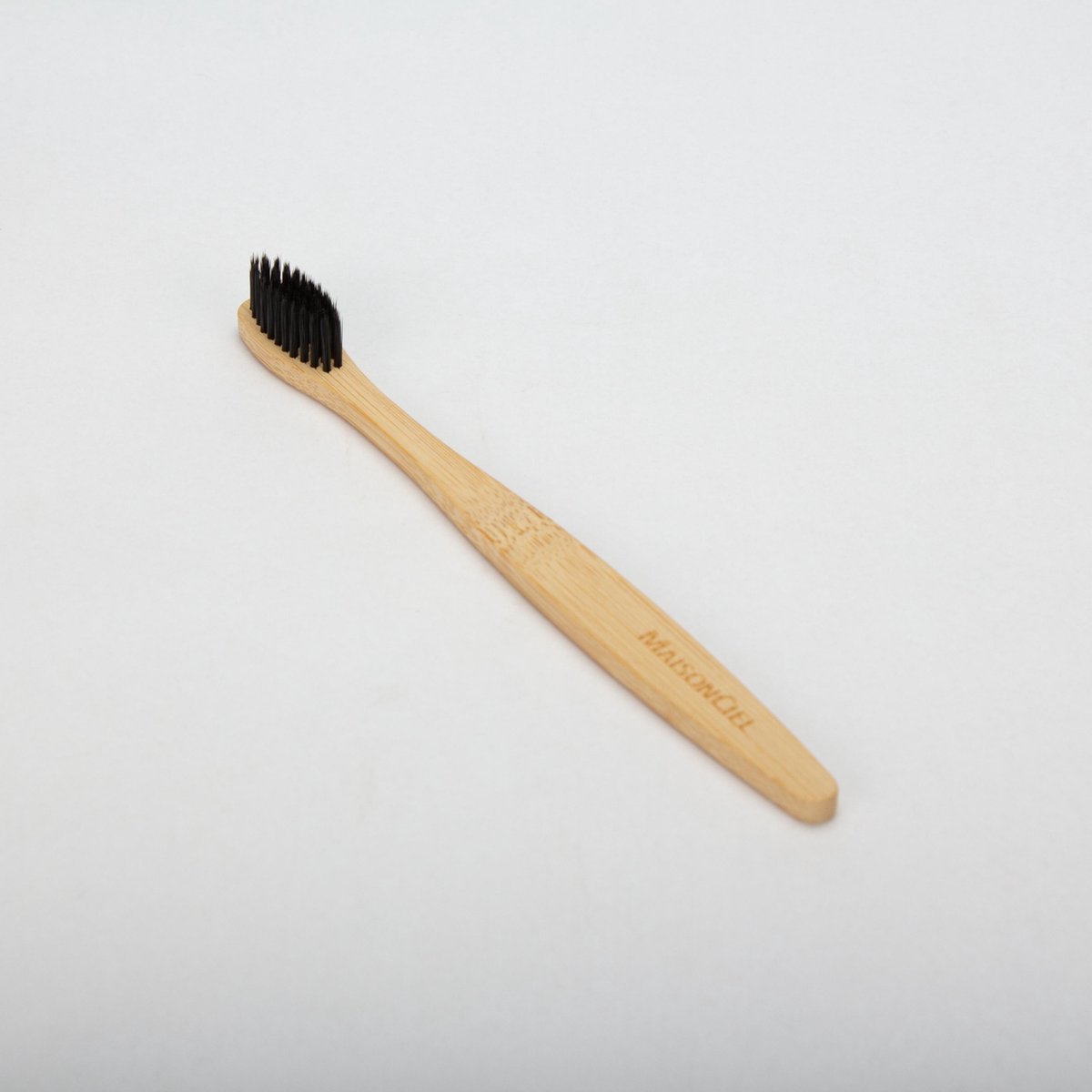Bamboe tandenborstel (zwart) - Bamboo toothbrush (black) - soft brush - ecological