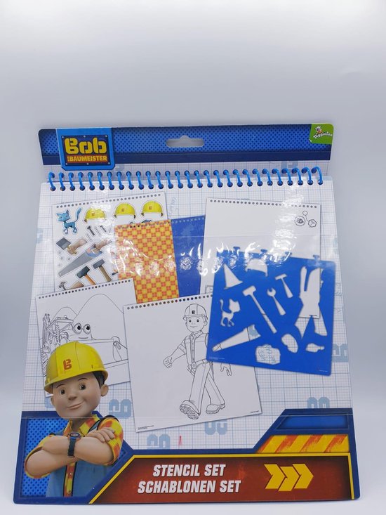BOB DE BOUWER STENCIL SET 32-DELIG