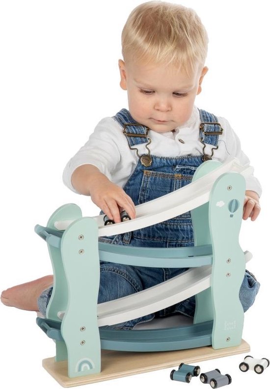 Label Label Wooden car slider Green Groen