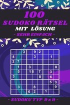 100 SUDOKU RAETSEL MIT LOESUNG - SEHR EINFACH SUDOKU - TYP 9 x 9