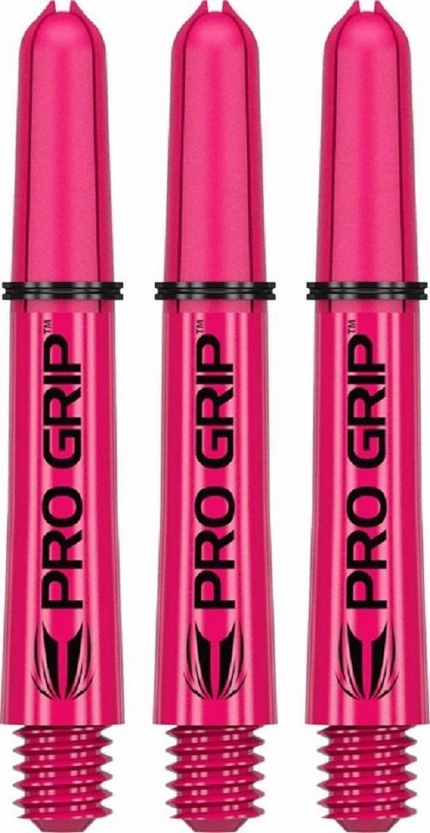 Target Pro Grip Dartshafts - Roze - Short - (1 Set) van Target — afbeelding 2