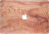 Design Hardshell Hoes - Geschikt voor Macbook Air 13 inch A1932/A2179 - Licht Hout