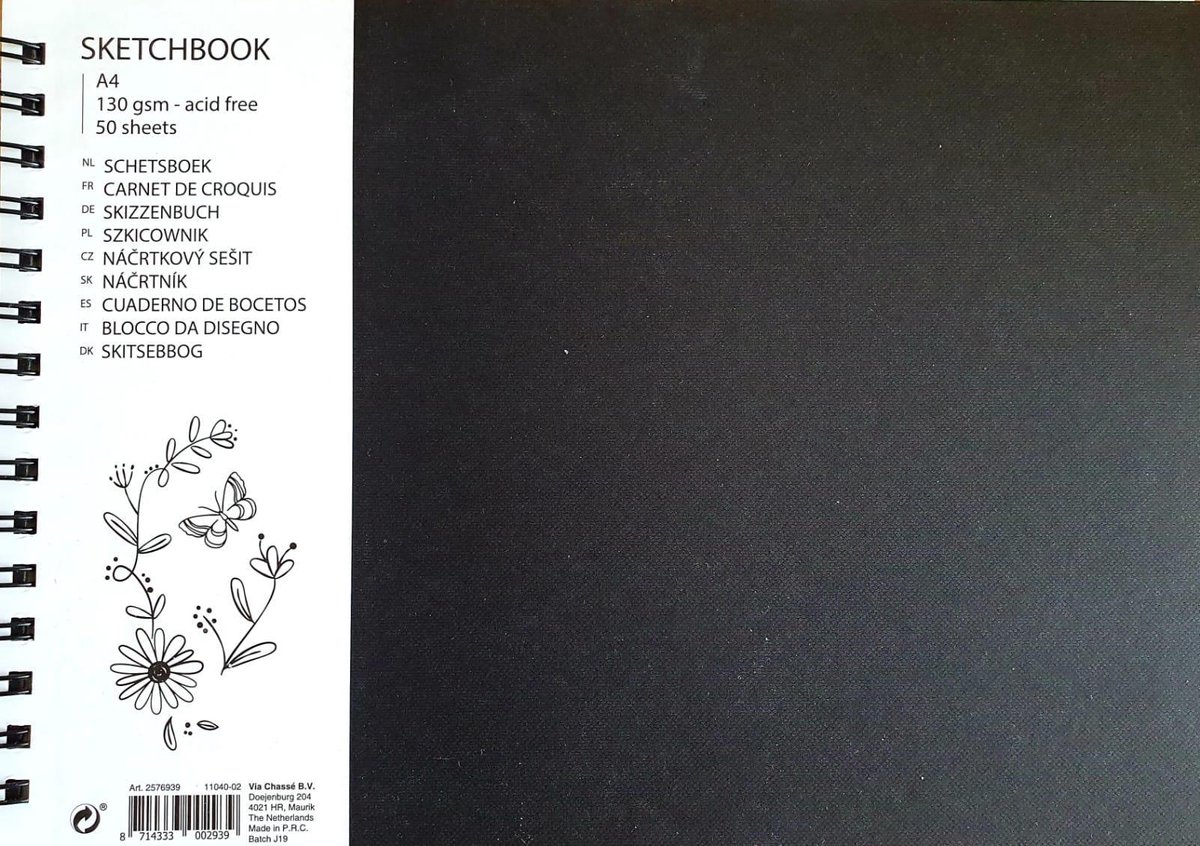 Schetsboek - 50 bladen - A4 - 130grsm - IKOO