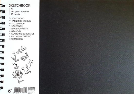 Schetsboek - 50 bladen - A4 - 130grsm