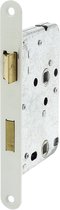 Starx WC–Slot – Badkamerslot – Deurslot Binnendeur – Slot met Voorplaat Zilver RVS – 50 x 63 mm