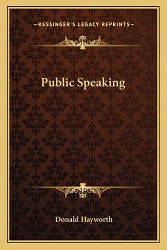 Public Speaking - cover
