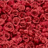 Escapade rozen rood bloemen (vliesbehang, rood)
