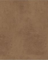 Loft uni bruin behang (vliesbehang, bruin)