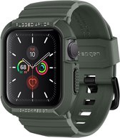 Spigen Rugged Armor Pro TPU Bandje voor Apple Watch Series 4 (40mm) - Military Green