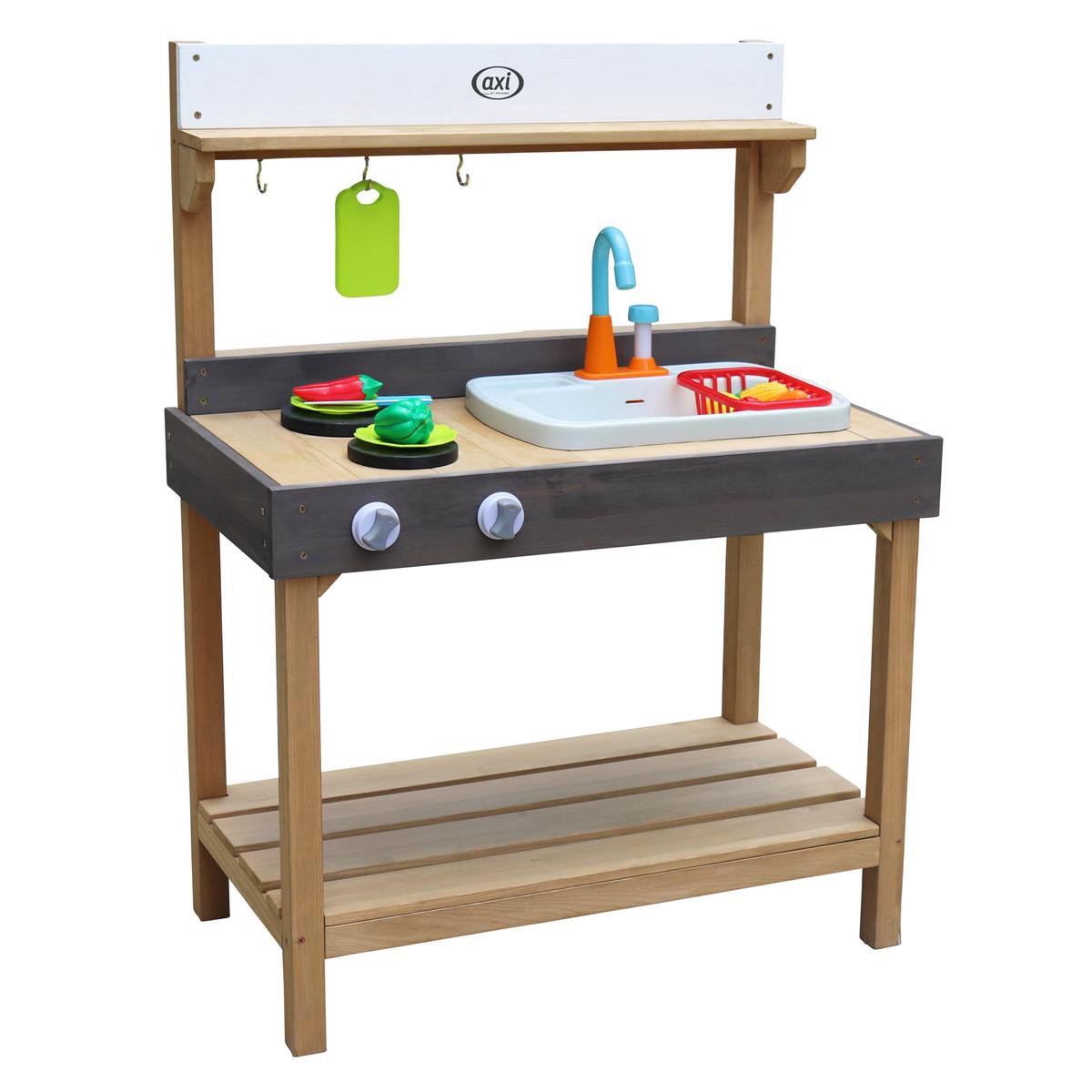 AXI Rosa Zand & Water Speelkeuken Medium - Incl. 17-delige accessoire set - Modder Keuken — afbeelding 16