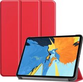iPad Pro 2020 Hoesje 11 Inch Book Case Tablet Hoes Cover - Rood