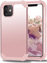 Luxe Back cover voor Apple iPhone 11 - Roze - Shockproof - Armor