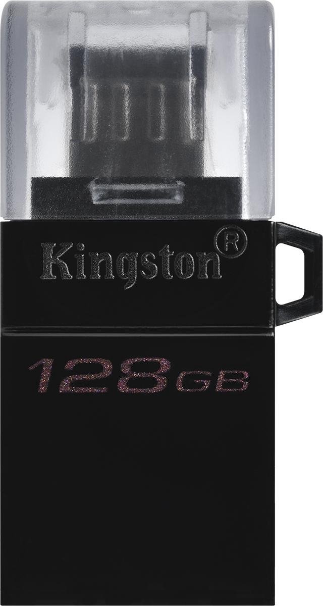 Kingston Technology DataTraveler microDuo3 G2 USB flash drive 128 GB USB Type-A / Micro-USB 3.2 Gen 1 (3.1 Gen 1) Zwart